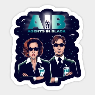 Agents In Black Sticker